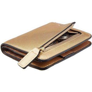 Womens Rfid Blocking Small Compact Bifold Luxury Genuine Leather Pocket Wallet